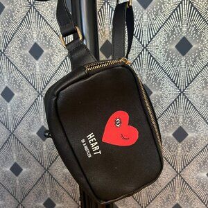 NEW! Black Heart of a Hustler-Crossbody